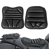Ditanpu Motorrad Sitzkissen, Motorrad Sitzpolster, 2 Teiliges Komfort Motorrad Pad, Gel Kissen Sitz, Atmungsaktives, Stoßdämpfendes Sitzkissen Für Lange Fahrten, Anfänger, Bergstraße, Fahrer
