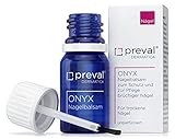 preval® ONYX 10 ml | Das Original | Medizinischer Nagelhärter & Nagelaufbauserum | Schutz & Stärkung brüchiger Nägel & trockener Nagelhaut | ölfrei – ideal als Unterlack