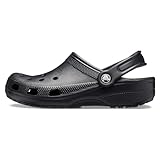 Crocs Classic Clogs – Unisex Clogs – Wasserfreundlich und schnell trocknend – Schwarz – Größe 43-44