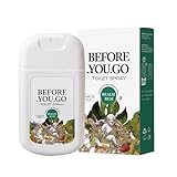 Toilettenspray Gegen Kot - Effektives Bad- 30 Ml | Geruchsentferner Vor Dem Toilettengang | Poo Be Gone Spray, Lufterfrischer Für Badezimmer, Duftspray Zur Sofort-Geruchskontrolle