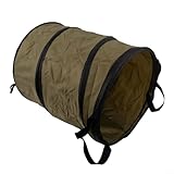 Yhenlovtt Foldi Mülleimer, zusammenklappbarer Abfalleimer, Auto-Mülleimer, Campi-Mülleimer, für den Außenbereich, für Blätter, Garten, Müllbeutel, tragbarer Hofabfalleimer, kompakter Campi