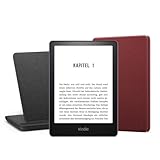 Kindle Paperwhite Signature Essentials Bundle mit einem Kindle Paperwhite Signature Edition Agavengrün (32 GB | ohne Werbung), einer Amazon Lederhülle und einem kabellosem Ladedock „Made for Amazon“