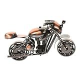 Angoily Motorradmodell Junge Motorräder vorhanden Retro-Motorrad Motorrad Handwerk bastelzeug motorikspielzeug puppenzubehör Auto zubehör Motorradspielzeug aus Eisen Junge kleines