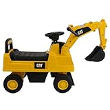 Bandits & Angels Rutschauto CAT ab 1 Jahr - Gelber Rutscher - Rutscher für Jungen - Caterpillar (Bagger)