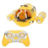 ColorBaby Ferngesteuertes U-Boot, 5 km/h, 25 m, 360-Grad-Drehung, mit Lichtern und Wasserspray, 2,4 GHz, wasserdichte Fernbedienung, Geschenk für Kinder, Wasserspielzeug, Boot, Poolspielzeug (47670)