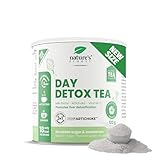 Nature’s Finest Day Detox Tee - Mit Mariendistel, Artischocke & Vitamin C - Stoffwechsel & Leberunterstützung - Reinigungstee zur Entgiftung & Gewichtsregulation - Pulver (Verpackung von 1)
