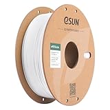 eSUN PETG Filament 1.75mm, hohe Zähigkeit PETG Filament, 1KG Spule (2.2 LBS) 3D-Druck Filament für 3D-Drucker, Einfarbig Weiß
