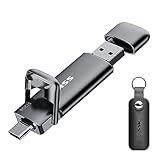 SSK 512 GB USB-C-Laufwerk bis zu 550 MB/s, schneller USB-Stick Dual Drive Typ-C + USBA USB 3.2 Gen2 Solid State Drive, externer SSD-USB-Stick für Android-Handy, Laptop, Tablet, Mac, Geschäftsreisen