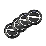 888 Radnabenabdeckung-Logo, Zentralabdeckung, Aufkleber, Schwarz, 4 x 56 mm, 4 Stück