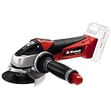 Einhell Akku-Winkelschleifer TE-AG 18/115 Li-Solo Power X-Change (18 V, 115 mm Scheibendurchmesser, 28 mm Schnitttiefe, Softstart, ohne Trennscheibe, ohne Akku)