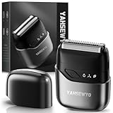 Folienrasierer Herren,Rasierer Herren Elektrisch,Elektrorasierer Herren für Bart & Gesicht,IPX7 Elektrischer Nass & Trockenrasierer,Wiederaufladbarer USB Rasierapparat Herren,Shaver Men 90Min Laufzeit