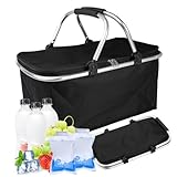 Coole Mittagstasche, 30l Picknick Lunchkühltasche, Thermalfutter Lieferung Kühltasche Camping -Food -Box mit Trage Isoliert Lunchbeutel Picknicktasche Kühltasche Lunchbox Kühler -Taschen für BBQ