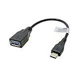 Mobile-Laden OTG Adapter Kabel kompatibel mit Oppo Reno 13 Pro 5G, USB-C auf USB, ca. 21cm, zum direkten Übertragen