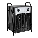 XMTECH Heizlüfter Elektroheizung 9kW 400V - Bauheizer, Elektroheizer, Heizstrahler, Heizgerät, Heizgebläse mit 3 Heizstufen
