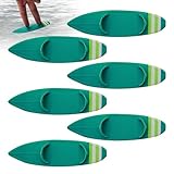 Fingersurfbrett, 6er-Pack Mini-Surfbretter, Lustiges Wasser-Puzzlespiel, Surfbretter Für Finger Für Pool, Interaktive Wasseraktivität Mit Den Eltern