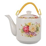 ABOOFAN 1 STK. aus Keramik Coffee Pot Coffee Kettle Tee kocher teekaraffe Tea pots Dual Teekannen Kessel Herd Büroblumen- Wasserkocher im chinesischen Stil Colorful