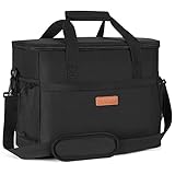 Tavaler Kühltasche 30L Gross Kühltaschen Faltbar Isoliertasche Picknicktasche Lunchtasche Herren Thermotasche Cooler Bag für Picknick/Camping/Grill/Strand/Büro