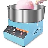 Zuckerwattemaschine, 1000w Kommerzielle Zuckerwattemaschine Für Verschiedene Partys Einfache Bedienung Und Leicht Reinigen, Zuckerwatte Maschine mit Edelstahlschüssel & Zuckerlöffel