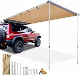 Einziehbare Markise für Wohnmobile, wasserdichtes Windschutz, verstellbare Höhe, Outdoor-Dachzelt, Unterstand