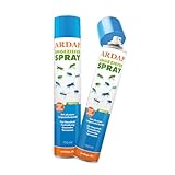 Ardap Repell Ungezieferspray 2 x 750ml - Insektenspray bei akutem Ungezieferbefall - Abwehrend bei Insektenbefall - Insektenspray Wohnung - Schädlingsfrei - Wirkt schnell & effektiv (PT19)