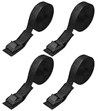 TAKONE Spanngurte für Fahrradträger – 4 Stück Kurz 40 cm x 20 mm, 200 Kg Belastbarkeit, mit Klemmschloss – Spannriemen Ersatzteile für Fahrrad, E-Bike, Kajak, Dachträger