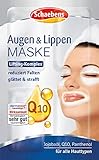 Schaebens Augen & Lippen Maske reduziert Falten, glättet und strafft mit Jojobaöl, Q10 und Panthenol für alle Hauttypen (Verpackung kann variieren)