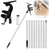 Purecas Wespen-Spray Verlängerungsstab 3,6 m | Teleskop-Stab mit Adapter & verstellbarem Winkel | Für Wespenschaum, Insektenspray & Farbsprühdosen (3/4 Zoll Gewinde)