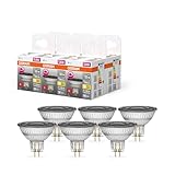 OSRAM Superstar Reflektorlampe für GU5.3-Sockel, klares Glas ,Warmweiß (2700K), 345 Lumen, Ersatz für herkömmliche 35W-Leuchtmittel, dimmbar, 6-er Pack