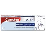 Canesten EXTRA Creme - zur Behandlung von Hautpilz und Fußpilz - schnell wirksam gegen alle relevanten Pilzinfektionen - mit Bifonazol - 1 x 50 g