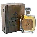 Mazzetti d'Altavilla, Grappa SEGNI® di Tradizione Riserva in Holzbox, Tresterbrand aus Italien mit Holzbox, 43% Vol., 750 ml