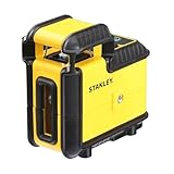 STANLEY Kreuzlinienlaser Rotationslaser Laser Messgerät CROSS 360° (360° horizontale & vertikale Linie, selbstnivellierend, IP50, inkl. Wandhalterung, 4x Batterien & Tragetasche) STHT77594-1