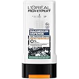 L'Oréal Paris Men Expert Magnesium Defense Duschgel für empfindliche Haut, 0%, 300 ml, 6 Stück