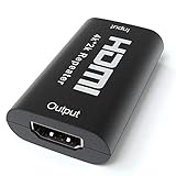 JAMEGA - 4K HDMI Repeater Signal Verstärker | HDMI Extender Signalverstärker UHD 2160P 3D 1080P Aluminium bis zu max 40m Entfernung