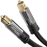 KabelDirekt – TOSLINK-Kabel, optisches Audiokabel – 5 m – Glasfaserkabel für Soundbar (TOSLINK auf TOSLINK, digitales S/PDIF-Kabel, Stereoanlage/Verstärker, Heimkino, Xbox One/PS4)