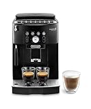 De'Longhi Magnifica S Smart ECAM 230.13.B Kaffeevollautomat mit Milchaufschäumdüse für Cappuccino, Espresso-, Kaffee- und Long Coffee Direktwahltasten und Drehregler, 2-Tassen-Funktion, Schwarz