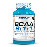 BCAA Ultra Tabletten - 150 Tabs mit Hochdosierten - Mit Vitamin B1 und B6 - Leucin, L-Isoleucin, L-Valin - Verzweigtkettige essentielle Aminosäuren (150 Tabletten)