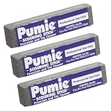 3 Stück PUMIE STICK Reinigungsstein für Grill WC Ofen Bimsstein Scouring Block