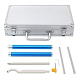 Owneed Carbide Tipped Wood Turning Tools Set, Drechseleisen Set, Verstellbare Drechselmesser, mit Koffer, für Drechselbank Schnitzholz(6 Stück)