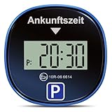 Gooofly Chrono Pro - Elektronische Parkscheibe - Automatische Parkscheibe Elektrisch Mit Zulassung - Parkscheibe Auto Parkuhr - Digitale Parkscheibe Mit 3 Zeitmodi (1, Schwarz)