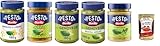 Testpaket Barilla Pesto 5x 190g Pesto mit Basilikum aus nachhaltiger Landwirtschaft hergestellt + Italian Gourmet polpa 400g