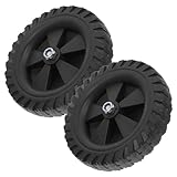 Alipis 2 Stück Gummiräder für Luftkompressor 62 Zoll Verschleißfest Geräuscharm Universell Kompatibel Ersatzrollen mit Einfacher Montage für Kompressor Zubehör