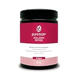 pureSGP® Kollagen [300g]: Reinstes Kollagen in Apothekenqualität - Bioaktive Premium-Peptide aus hochwertigem Kollagenhydrolysat. Mit Vitamin C & Biotin - Geschmacksneutral - Gute Löslichkeit