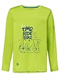 VAUDE Unisex Kinder Kids Solaro Ls T-shirt Ii T Shirt, Chute Green, 104 EU