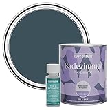 Rust-Oleum wasserfeste blau Fliesenfarbe für Badezimmer in Seidenglanz Finish - abendblau 750ML