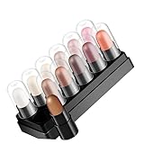 TOVINANNA 12 Stück 12 Shadow Box Lidschattenstift Textmarker Stift Lidschattenstifte Augenaufheller Stick Augen Make Up Tools Augen Highlighter Mädchen Make Up Zubehör Lidschattenstift