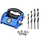 Langlebige Schrägloch Locator Scriber Linie Aluminiumlegierung Einstellbar 0 ° -90 ° M6 Taschenloch Jig Bohrhandbuch