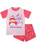 Squishmallows Pyjamas Mädchen kurzes Pyjama Set Rosa 158