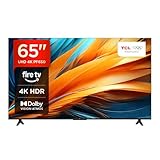 TCL 65PF650 65-Zoll 4K Ultra HD, HDR TV, Smart LED Fire TV (Dolby Vision, Dolby Atmos, DTS, HDR 10, Alexa integriert, Airplay2, Miracast)
