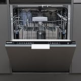 Telefunken Geschirrspüler vollintegriert | Einbauspülmaschine 60 cm | 12 Maßgedecke | 9 Programme | AquaStop - Schutz vor Wasserschäden | Auto-Door | leise 44 dB | inkl. Besteckkorb | G-EV-6014-C