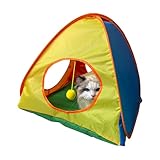 Katzenlaufstall – Katzenzelt Outdoor, Kleintiere Faltbares Übungszelt, Outdoor-Katzengehege, Laufstall, tragbare Übungszelte, atmungsaktive Reise- für Wohnzimmer, Rasen, Garten, Hofaktivitäten